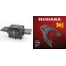 Hodaka Aluminum Alloy Motorcycle Top Luggage Rack Frame for Yamaha NMAX155 + Hodaka Motorcycles Aluminum Tail Box With Adventure Plates - Black