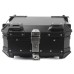 Hodaka Endurance Motorcycle Luggage Carrier Aluminum Alloy Waterproof Tail Box - Black