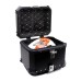 Hodaka Endurance Motorcycle Luggage Carrier Aluminum Alloy Waterproof Tail Box - Black