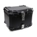 Hodaka Endurance Motorcycle Luggage Carrier Aluminum Alloy Waterproof Tail Box - Black