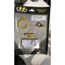 Hyperpro MK-TR07-B001 Motorcycle Steering Damper Mounting Kit for Triumph Street Triple 765 S/R/RS 2017-2019