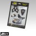 Hyperpro MK-KA10-B009 Motorcycle Steering Damper Mounting Kit for Kawasaki Versys 1000 2012-2014
