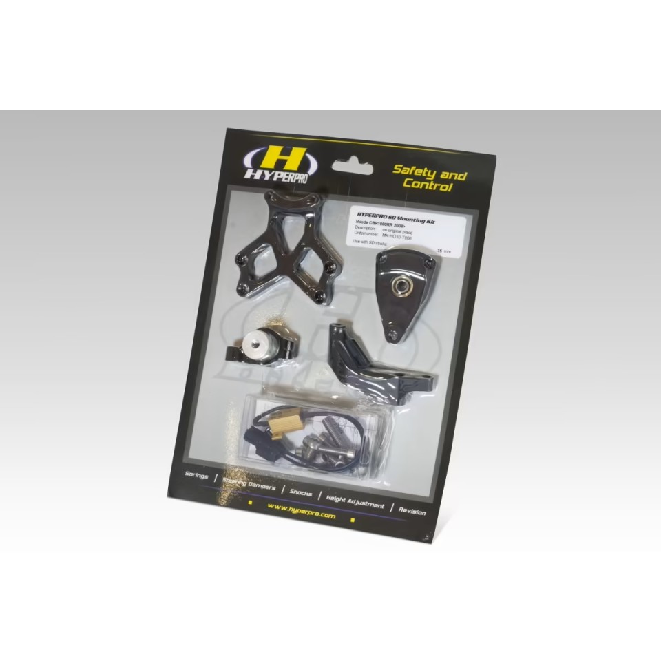 Hyperpro MK-DU12-O001 Motorcycle Steering Damper Mounting Kit for Ducati PANIGALE 2012-2019