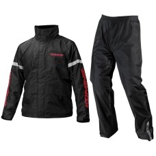 Komine RK-543 Motorcycle Standard Rainwear Black XL