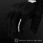 Komine GK 215 Protect 3D Mesh Motorcycle Gloves