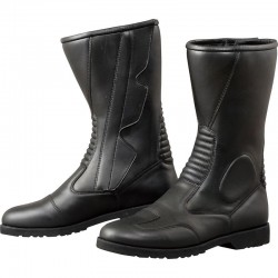Komine K520 Wide Leather Zipper Boots