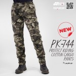 Komine PK 744 Protect Riding Cotton Motorcycle Cargo Pants