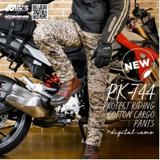 Komine PK-744 Protect Riding Cotton Motorcycle Cargo Pants