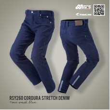 RS Taichi RSY260 Short Cordura Stretch Motorcycle Denim Pants