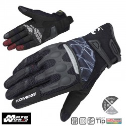 Komine GK 216 Flex Riding Mesh Motorcycle Gloves