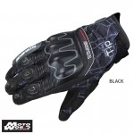 Komine GK 190 CE High Protect Mesh Motorcycle Leather Gloves