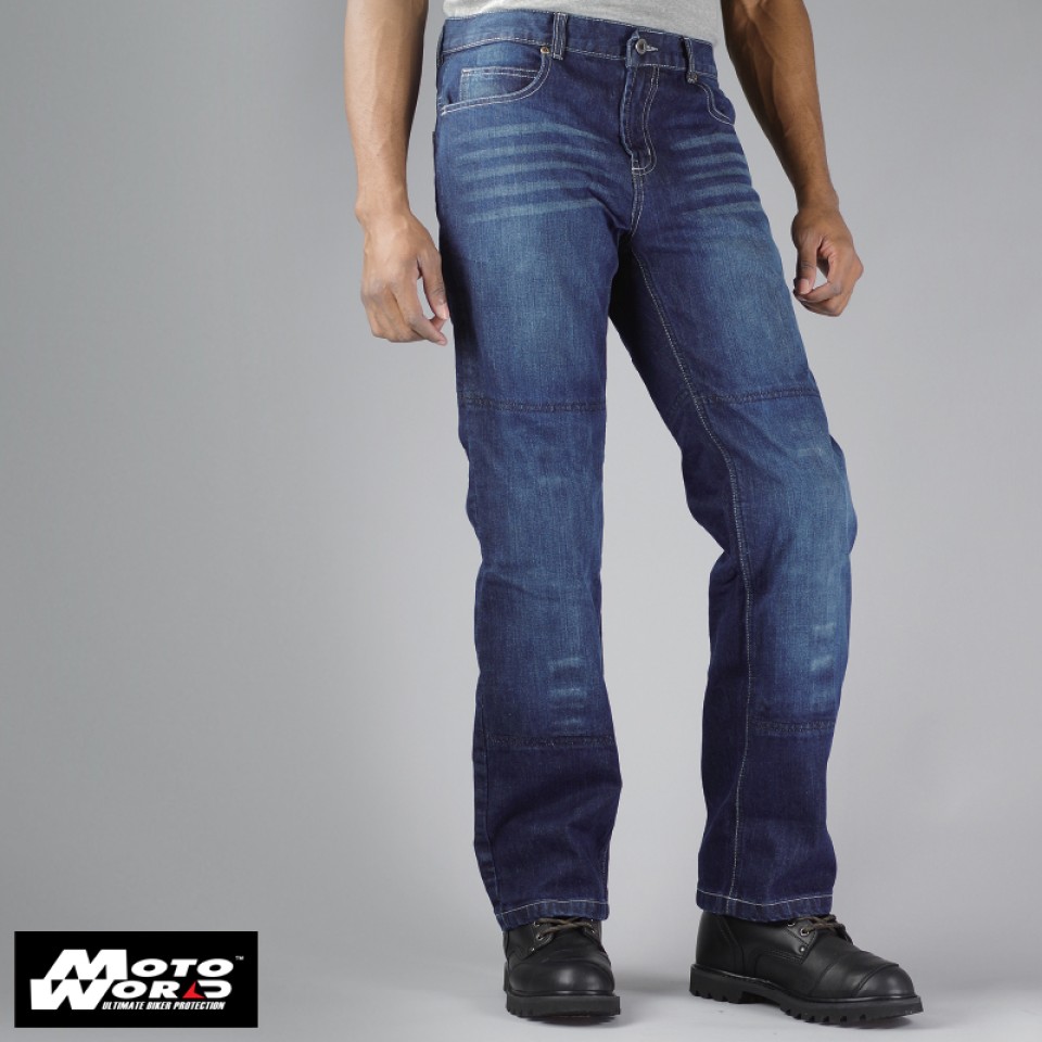 Komine PK-715 Kevlar Protection Denim Motorcycle Riding Jeans - 5XLB