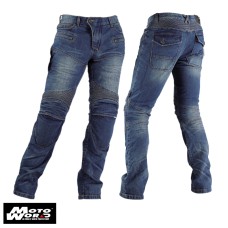 Komine PK-718 Superfit Kevlar Denim Motorcycle Riding Jeans