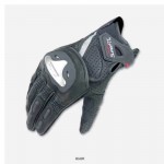 Komine GK144 Superfit Sports Motorcycle Leather Gloves-Titanium