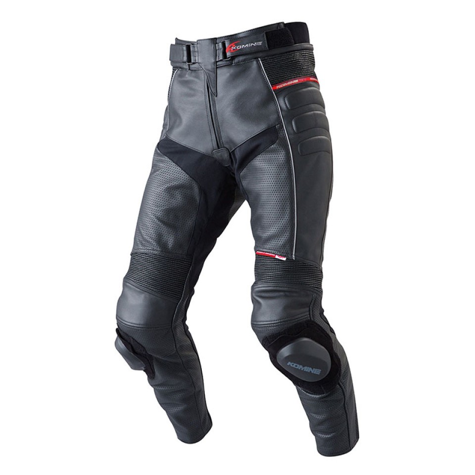 Komine PK-780 Saturno Leather Motorcycle Pants - 6XLB