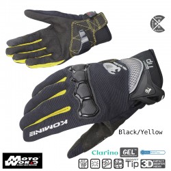 Komine GK 162 3D Plus Protect Mesh Motorcycle Gloves