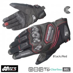 Komine GK 167 Carbon Protect Mesh Motorcycle Gloves
