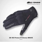 Komine GK 183 Brave Protect Mesh Motorcycle Gloves