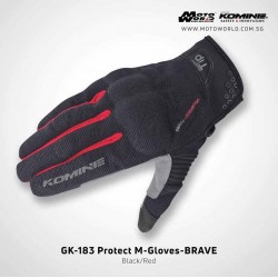 Komine GK 183 Brave Protect Mesh Motorcycle Gloves