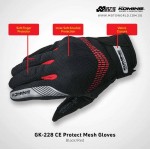 GPR GS08 Open Face Motorcycle Helmet - PSB Approved + Komine GK228 CE Protect Mesh Motorcycle Gloves + PPlate 3M Sticker - Silver Package - Only for New Riders