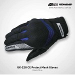 Komine GK228 CE Protect Mesh Motorcycle Gloves