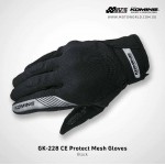 Komine GK228 CE Protect Mesh Motorcycle Gloves