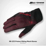 Komine GK 233 Protect Riding Mesh Motorcycle Gloves
