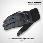 Komine GK 233 Protect Riding Mesh Motorcycle Gloves