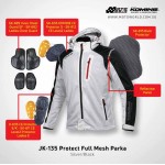 Komine JK135 Protect Full Mesh Motorcycle Parka Jackets