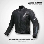 Komine JK137 Carbon Protect Mesh Motorcycle Riding Jacket