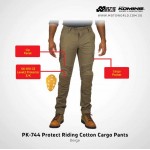 Komine PK 744 Protect Riding Cotton Motorcycle Cargo Pants