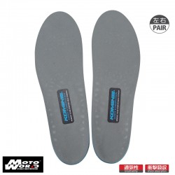 Komine BK 207 Gel Tech Cushion Insoles-Gray