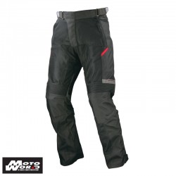 Komine PK 707 Ragusa Full Armored Mesh Motorcycle Riding Pants-Black