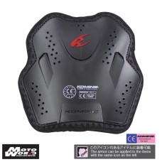 Komine SK 624 Front Inner Chest Armor-Black