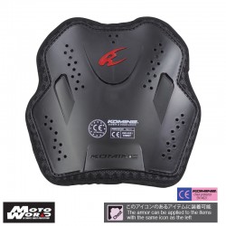 Komine SK 624 Front Inner Chest Armor-Black