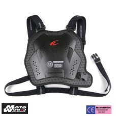 Komine SK 629 Front Chest Armor-Black