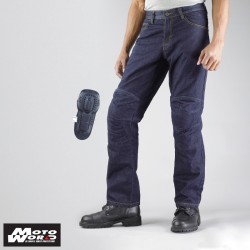 Komine WJ 735R Kevlar Deep Indigo Motorcycle Riding Jeans
