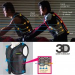 Komine JK-084 3D Air Mesh Inner Vest - Black