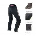 Komine PK-716 Full Year Riding Motorcycle Pants-Black