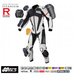 Komine S 51 Titanium Leather Racing Suit