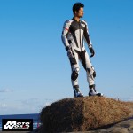 Komine S 51 Titanium Leather Racing Suit