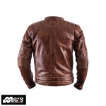 Helstons Track Leather Jacket in Camel