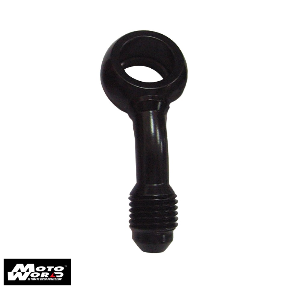 LML 21001045BK Aluminium Black 2100 Series 45 Degree Bend Banjo Adapter