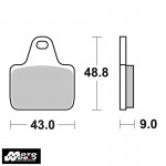 SBS 887DS2 Brake Pad