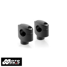 Rizoma AZ430B Motorcycle Black Handlebar Risers