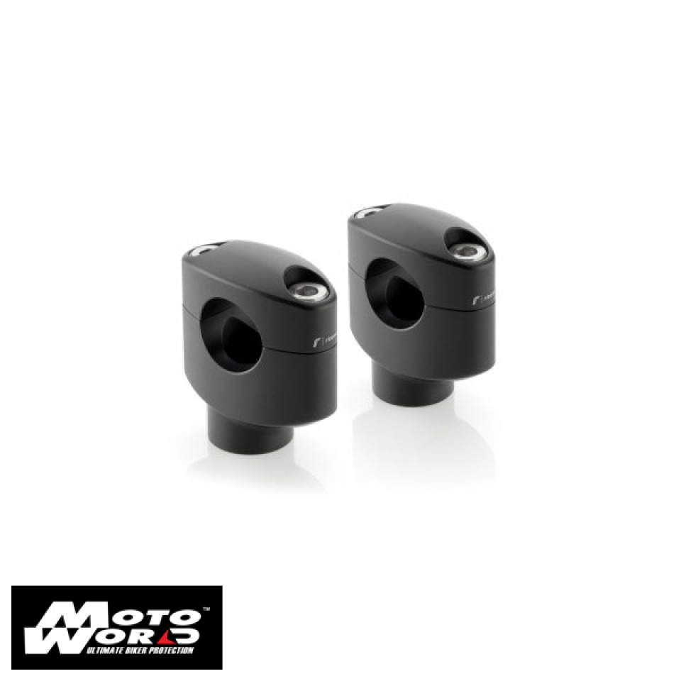 Rizoma AZ430B Motorcycle Black Handlebar Risers