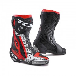 TCX 7652 Black-Red-White RT Race Pro Air Boots for Mens