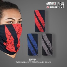 Oxford NW141 Graphite Stripe Comfy 3-Pack