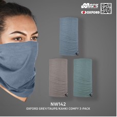 Oxford NW142 Grey/Taupe/Kahki Comfy 3-pack
