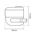 Oxford Micro XA5 Alarm Motorcycle Disc Lock